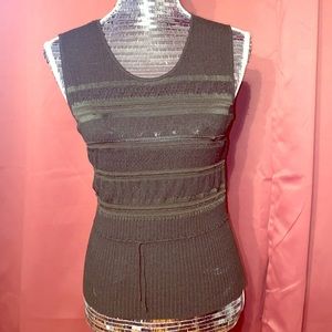 Black Angel Design by Fabri Ozel Sleeveless Blouse